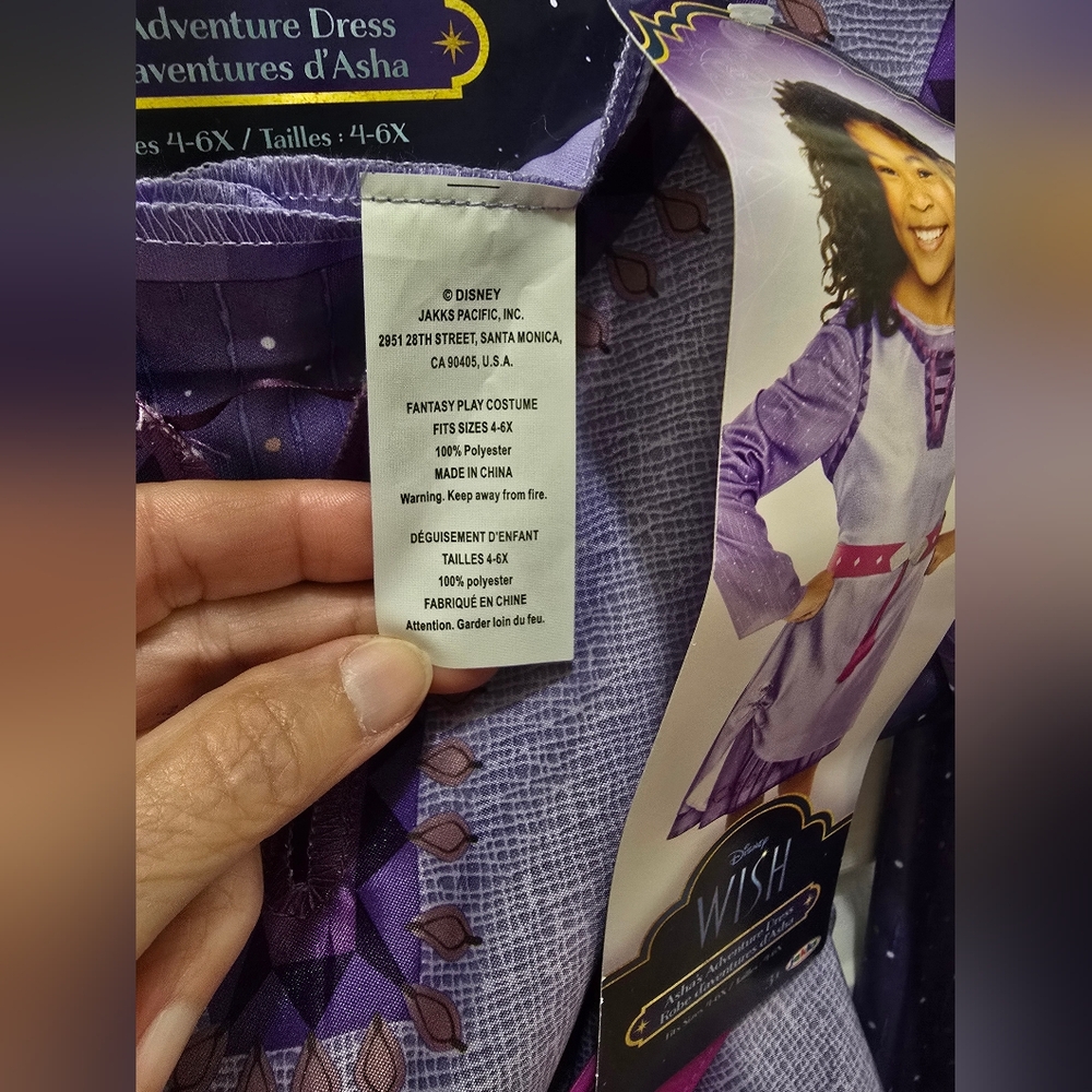 Disney Wish Asha Costume - Picture 2 of 5